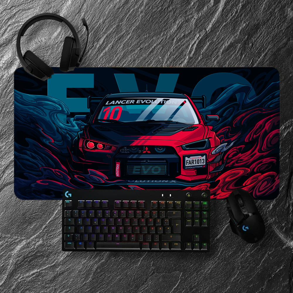 Racing Car-Themed Gaming Mouse Pad