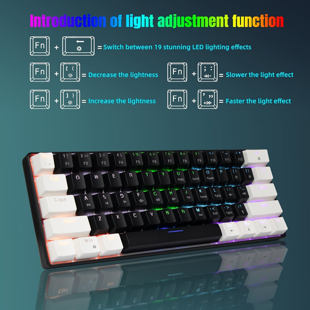 Luminous mechanical keyboard for gaming