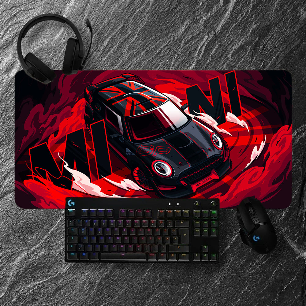 Racing Car-Themed Gaming Mouse Pad