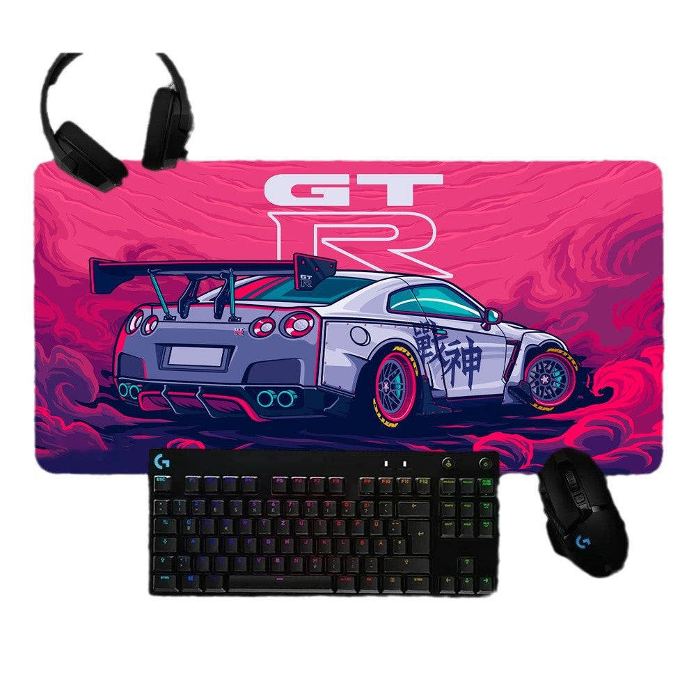 Racing Car-Themed Gaming Mouse Pad