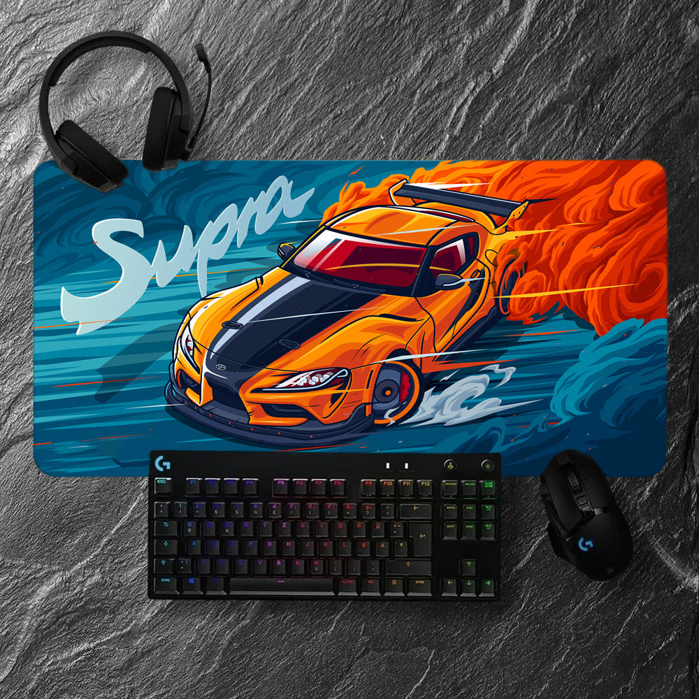 Racing Car-Themed Gaming Mouse Pad