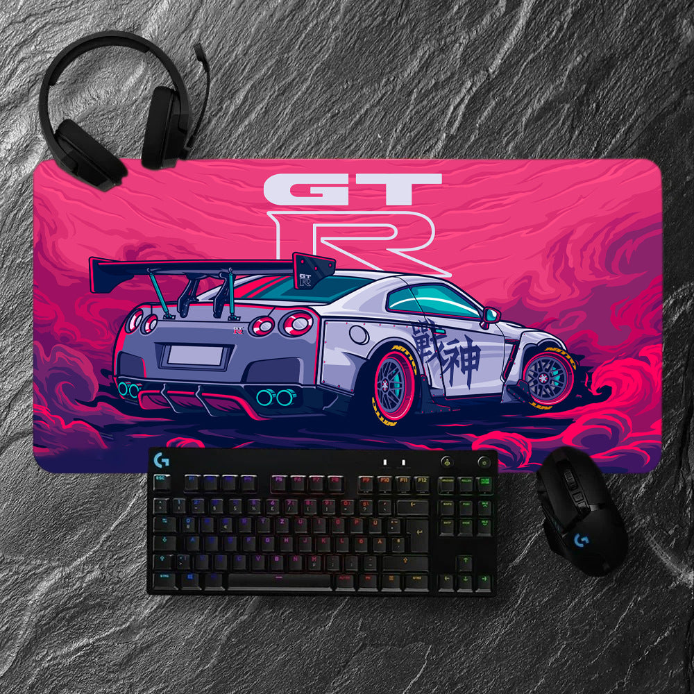 Racing Car-Themed Gaming Mouse Pad